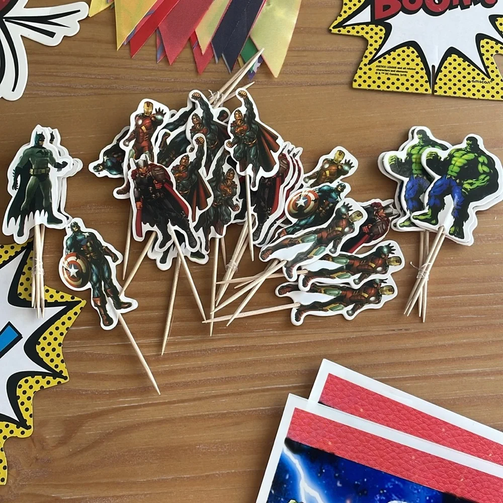 Super hero avenger marvel party bundle - Picture 5 of 15